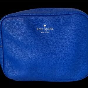 Kate Spade Cobalt Blue Leather Crossbody Bag Like New Condition Great Xmas Gift!